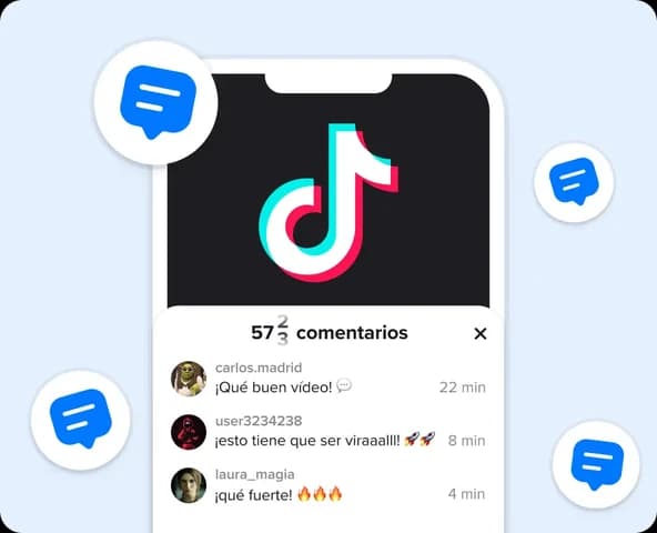 Comentarios de TikTok