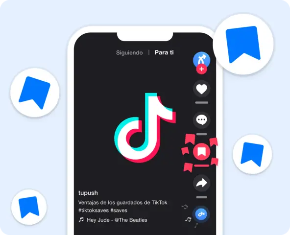 Guardados de TikTok