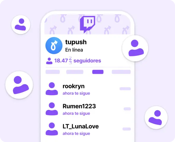 Seguidores de Twitch
