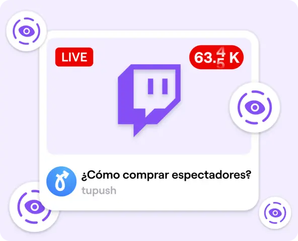 Espectadores en directo de Twitch