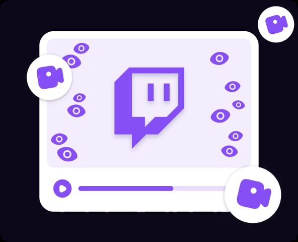 Visualizaciones de vídeo de Twitch