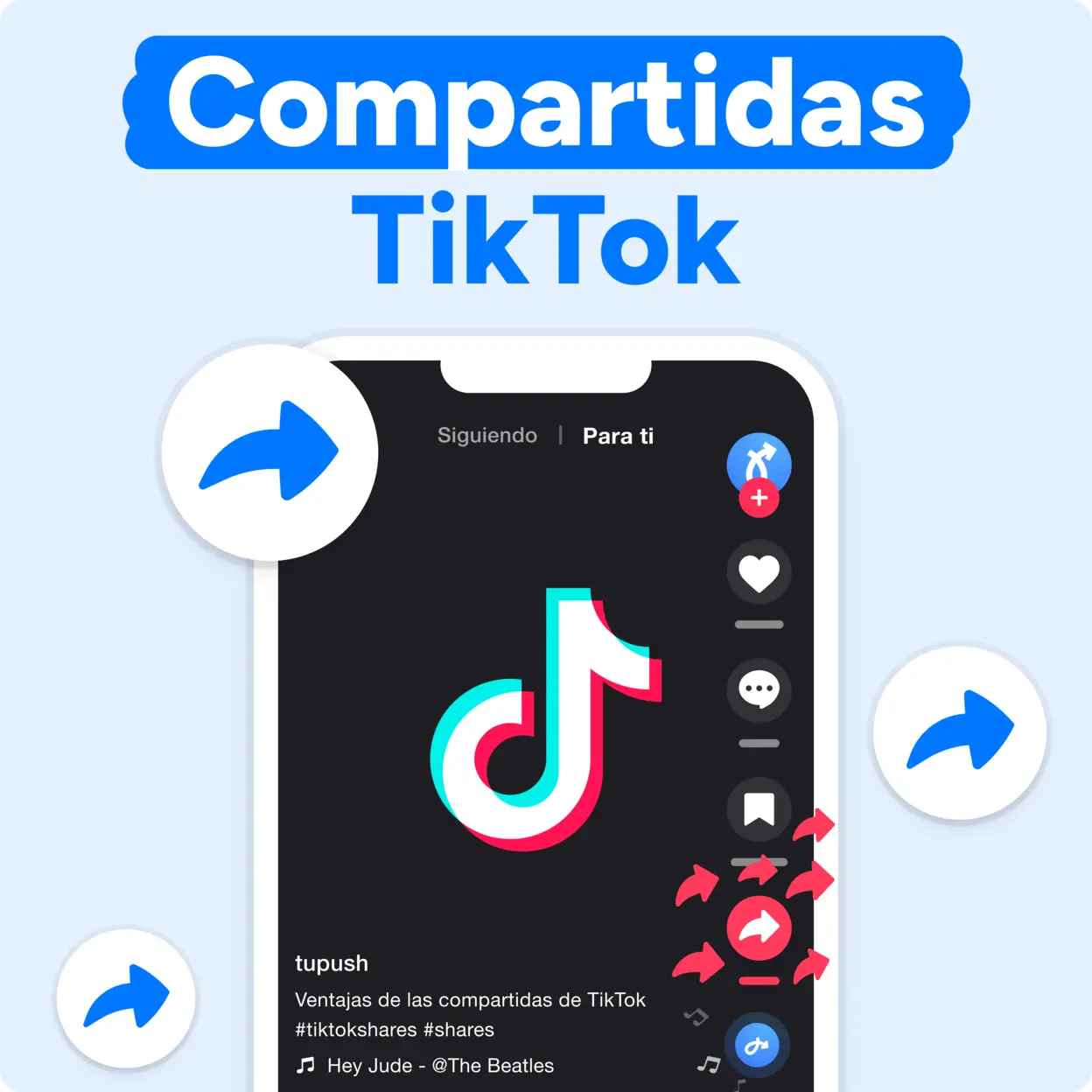 ¡COMPRA Compartidas TikTok AHORA! Mockup