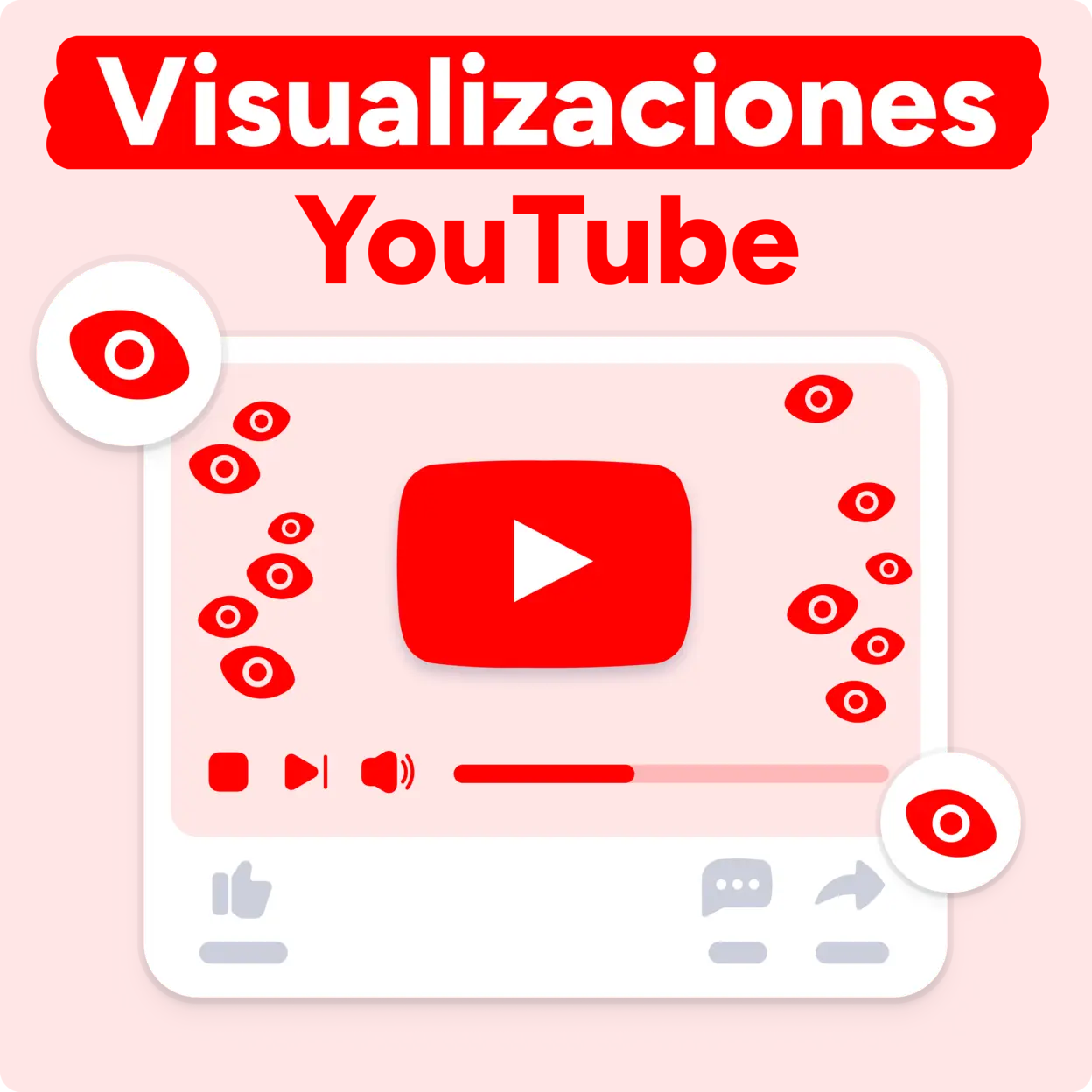 ¡COMPRA Visualizaciones YouTube AHORA! Mockup